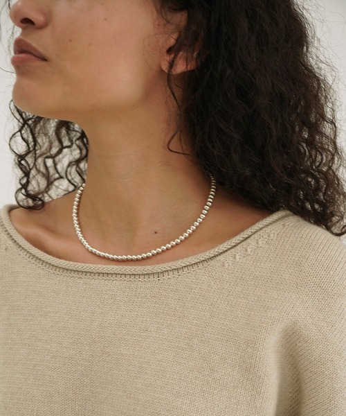 CLANE(クラネ)の「BALL CHAIN NECKLACE(ネックレス・レディース・シルバー・FREE)」の7枚目の写真