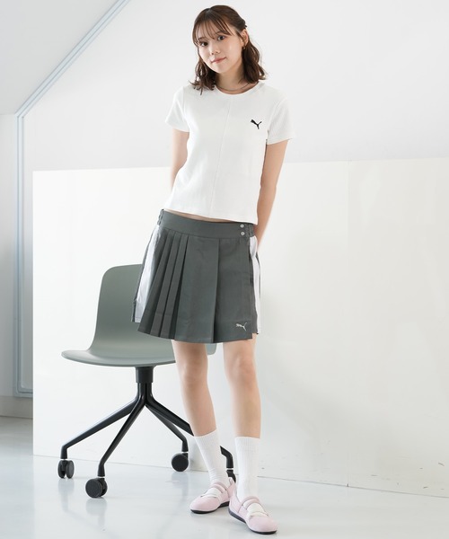 セール】PUMA/プーマ ミニTシャツ/ショート丈 631805（Tシャツ