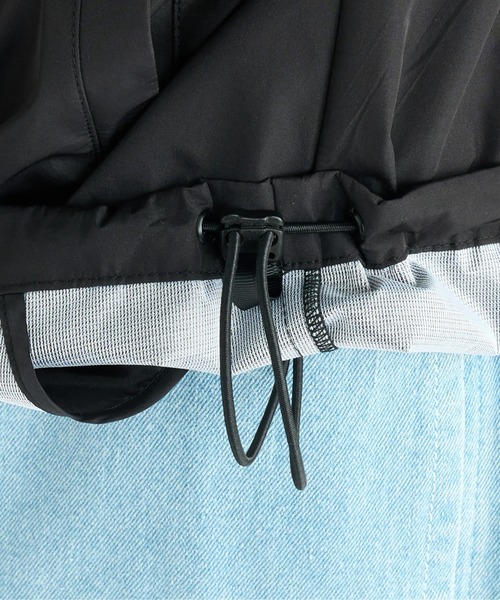 DC SHOES（ディーシーシューズ）の「25 WR HOOD JACKET/DCナイロンジャケット（ブルゾン・メンズ・ブラック/カーキ・X-LARGE/LARGE/MEDIUM）」の7枚目の写真