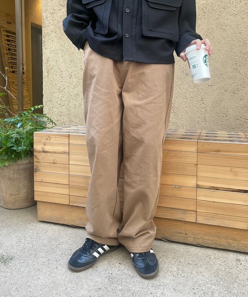 B.R.U(ブル)の「ツイルスタンダードストレートパンツ(その他パンツ・メンズ・アイボリー/ブラック/ベージュ・FREE)」の14枚目の写真