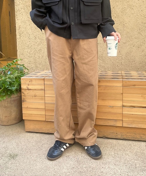 B.R.U(ブル)の「ツイルスタンダードストレートパンツ(その他パンツ・メンズ・アイボリー/ブラック/ベージュ・FREE)」の16枚目の写真