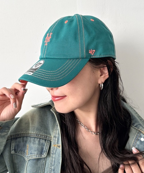 緑の帽子の女 セール】【日本未発売】 '47(フォーティーセブン)/CONTRAST STITCH BR