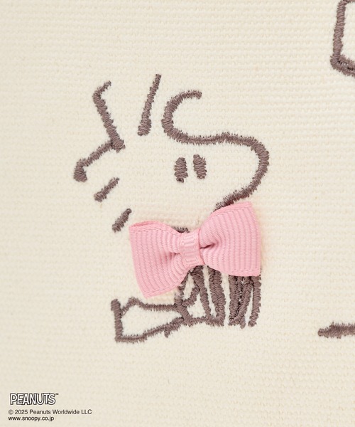 SNOOPYandWOODSTOCK スクエアトート（トートバッグ）｜Maison de FLEUR（メゾンドフルール）