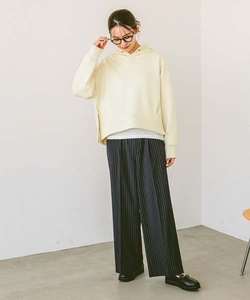 セール】ライトクッション裾ZIPパーカー/147629（パーカー）｜GLOBAL