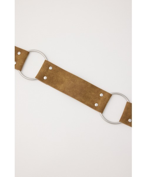 LAGUA GEM(ラグアジェム)の「FRINGE RING ベルト(ベルト・レディース・ブラウン/ダークカーキ・FREE)」の9枚目の写真