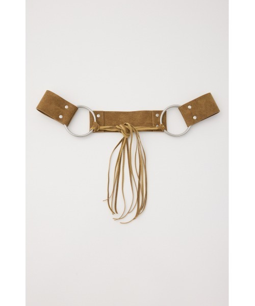 LAGUA GEM(ラグアジェム)の「FRINGE RING ベルト(ベルト・レディース・ブラウン/ダークカーキ・FREE)」の5枚目の写真