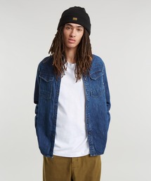 G-STAR | DAKOTA SLIM SHIRT/ヴィンテージライクベーシックデザインデニムシャツ(シャツ/ブラウス)
