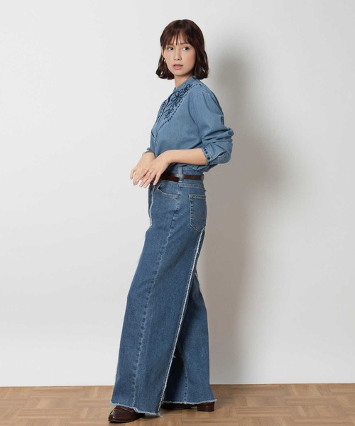 Dakotaスリムシャツ(S 淡色): トップス｜Right-on公式オンライン