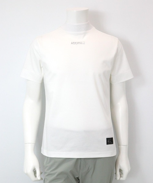 archivio(アルチビオ)の「<MENS>メタルロゴハイネックプルオーパー(Tシャツ/カットソー・メンズ・ホワイト/ネイビー/グリーン/グレー・L/M/LL)」の2枚目の写真