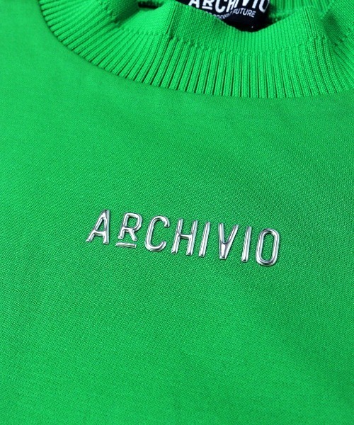 archivio(アルチビオ)の「<MENS>メタルロゴハイネックプルオーパー(Tシャツ/カットソー・メンズ・ホワイト/ネイビー/グリーン/グレー・L/M/LL)」の5枚目の写真