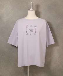 イラスト刺繍Tシャツ