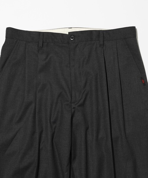 RED KAP（レッドキャップ）の「RED KAP/レッドキャップ 別注 SMU PT-38 SETUP 2TUCK WIDE TR PANTS/リラックスフィット（スラックス・メンズ・ブラック系/チャコール・LARGE/MEDIUM）」の7枚目の写真