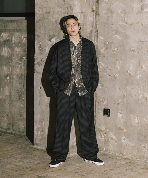 RED KAP（レッドキャップ）の「RED KAP/レッドキャップ 別注 SMU PT-38 SETUP 2TUCK WIDE TR PANTS/リラックスフィット（スラックス・メンズ・ブラック系/チャコール・LARGE/MEDIUM）」の20枚目の写真