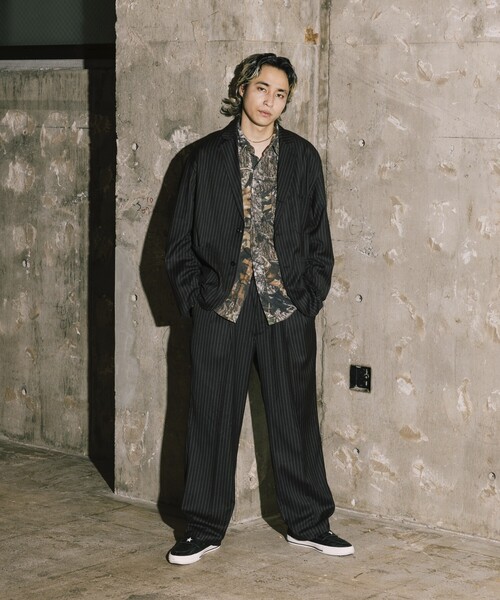 RED KAP（レッドキャップ）の「RED KAP/レッドキャップ 別注 SMU PT-38 SETUP 2TUCK WIDE TR PANTS/リラックスフィット（スラックス・メンズ・ブラック系/チャコール・LARGE/MEDIUM）」の19枚目の写真