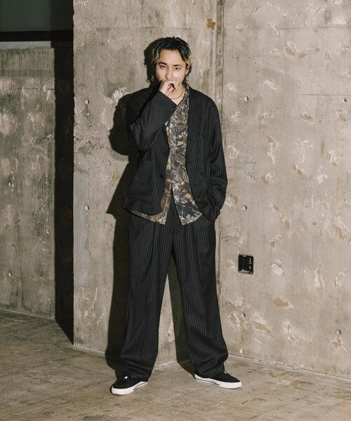 RED KAP（レッドキャップ）の「RED KAP/レッドキャップ 別注 SMU PT-38 SETUP 2TUCK WIDE TR PANTS/リラックスフィット（スラックス・メンズ・ブラック系/チャコール・LARGE/MEDIUM）」の18枚目の写真