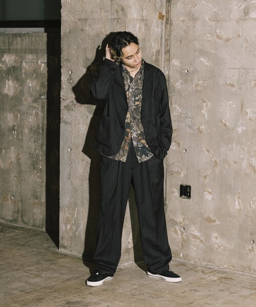 RED KAP（レッドキャップ）の「RED KAP/レッドキャップ 別注 SMU PT-38 SETUP 2TUCK WIDE TR PANTS/リラックスフィット（スラックス・メンズ・ブラック系/チャコール・LARGE/MEDIUM）」の17枚目の写真
