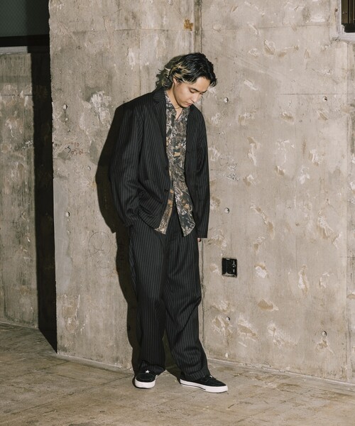 RED KAP（レッドキャップ）の「RED KAP/レッドキャップ 別注 SMU PT-38 SETUP 2TUCK WIDE TR PANTS/リラックスフィット（スラックス・メンズ・ブラック系/チャコール・LARGE/MEDIUM）」の16枚目の写真