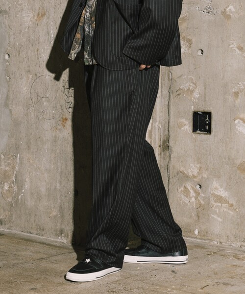 RED KAP（レッドキャップ）の「RED KAP/レッドキャップ 別注 SMU PT-38 SETUP 2TUCK WIDE TR PANTS/リラックスフィット（スラックス・メンズ・ブラック系/チャコール・LARGE/MEDIUM）」の13枚目の写真