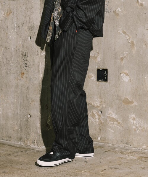 RED KAP（レッドキャップ）の「RED KAP/レッドキャップ 別注 SMU PT-38 SETUP 2TUCK WIDE TR PANTS/リラックスフィット（スラックス・メンズ・ブラック系/チャコール・LARGE/MEDIUM）」の12枚目の写真