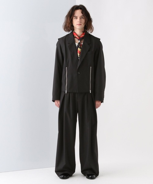 【定価以下】 HARE ハレ ロングタックワイドトラウザー HARE｜ロングタックワイドトラウザー | Rakuten Fashion(楽天