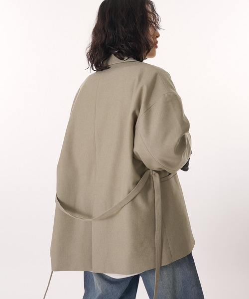 MUHET(ミュエータ)の「assorted tailored jacket / アソートテーラードジャケット(テーラードジャケット・レディース・チャコールグレー/ベージュ/キャメル/ネイビー/ブラウン/ブラウン系その他・FREE)」の9枚目の写真