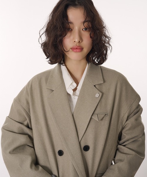 MUHET(ミュエータ)の「assorted tailored jacket / アソートテーラードジャケット(テーラードジャケット・レディース・チャコールグレー/ベージュ/キャメル/ネイビー/ブラウン/ブラウン系その他・FREE)」の7枚目の写真