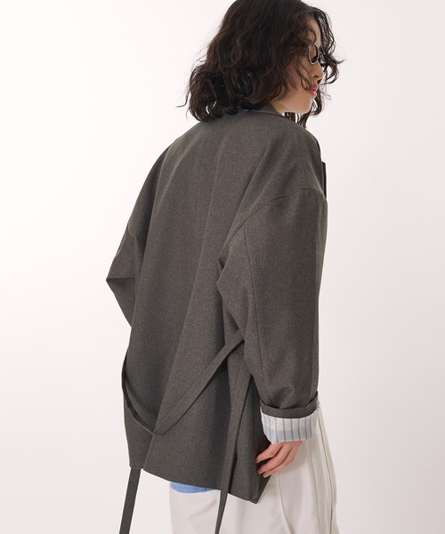 MUHET(ミュエータ)の「assorted tailored jacket / アソートテーラードジャケット(テーラードジャケット・レディース・チャコールグレー/ベージュ/キャメル/ネイビー/ブラウン/ブラウン系その他・FREE)」の13枚目の写真