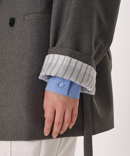 MUHET(ミュエータ)の「assorted tailored jacket / アソートテーラードジャケット(テーラードジャケット・レディース・チャコールグレー/ベージュ/キャメル/ネイビー/ブラウン/ブラウン系その他・FREE)」の18枚目の写真