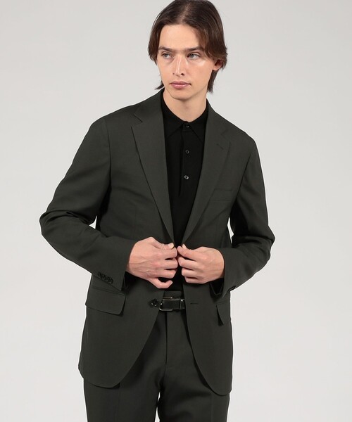 TOMORROWLAND （トゥモローランド）の「Super130'sウール シングルブレステッド2Bジャケット DRAGO（テーラードジャケット・メンズ・キャメル/チャコールグレー/カーキ/ネイビー・48/50/52/54/42/44/46）」の5枚目の写真