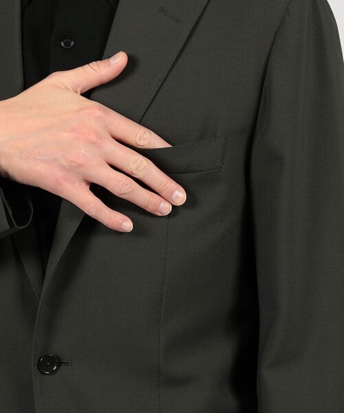 TOMORROWLAND （トゥモローランド）の「Super130'sウール シングルブレステッド2Bジャケット DRAGO（テーラードジャケット・メンズ・キャメル/チャコールグレー/カーキ/ネイビー・48/50/52/54/42/44/46）」の13枚目の写真