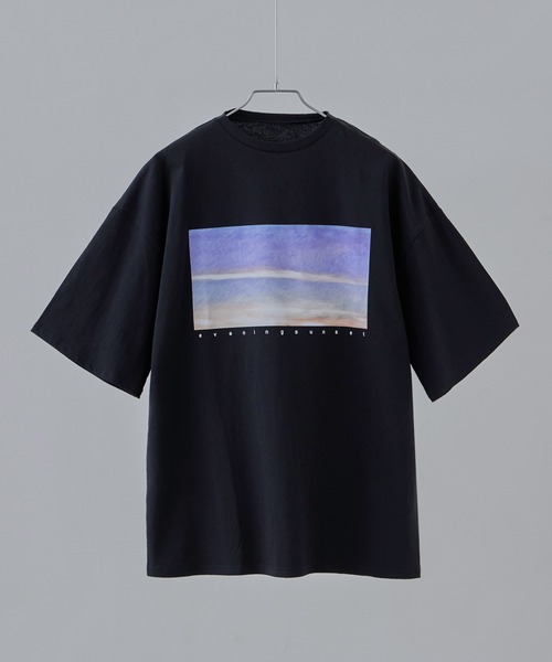 etoll.(エトル)の「デザインプリントBIGシルエットTシャツ(Tシャツ/カットソー・レディース・ブラック/オフホワイト・M)」の17枚目の写真