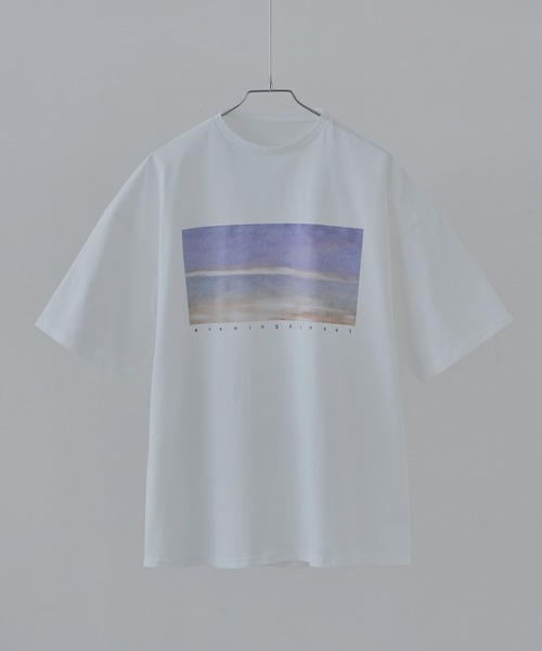 etoll.(エトル)の「デザインプリントBIGシルエットTシャツ(Tシャツ/カットソー・レディース・ブラック/オフホワイト・M)」の18枚目の写真