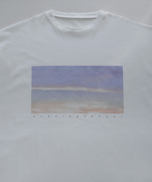 etoll.(エトル)の「デザインプリントBIGシルエットTシャツ(Tシャツ/カットソー・レディース・ブラック/オフホワイト・M)」の20枚目の写真
