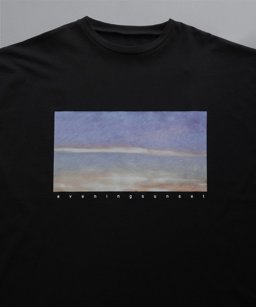 etoll.(エトル)の「デザインプリントBIGシルエットTシャツ(Tシャツ/カットソー・レディース・ブラック/オフホワイト・M)」の21枚目の写真