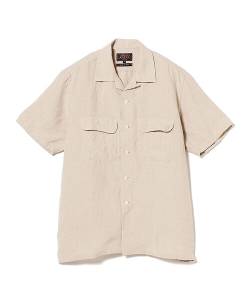 BEAMS PLUS（ビームスプラス）の「リネン オープンカラー シャツ（シャツ/ブラウス・メンズ・サックスブルー/ホワイト/ベージュ・S/L/XL/M）」の19枚目の写真
