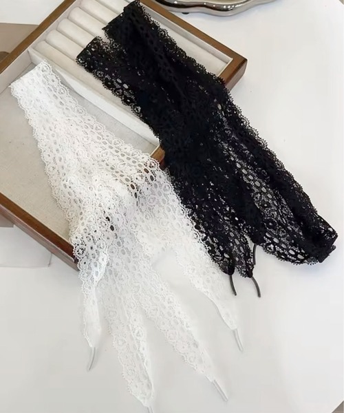 Port(ポート)の「【 Jelly moo / ジェリームー 】 サテン レースリボン シューズアクセサリー / シューレース / 靴ひも(シューズアクセサリー・レディース・ホワイト/ホワイト系その他/ブラック/ブラック系その他・FREE)」の8枚目の写真