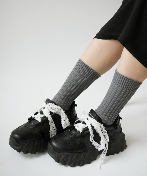 Port(ポート)の「【 Jelly moo / ジェリームー 】 サテン レースリボン シューズアクセサリー / シューレース / 靴ひも(シューズアクセサリー・レディース・ホワイト/ホワイト系その他/ブラック/ブラック系その他・FREE)」の12枚目の写真