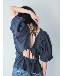 k3&co. | BACK OPEN BLOUSE(シャツ/ブラウス)