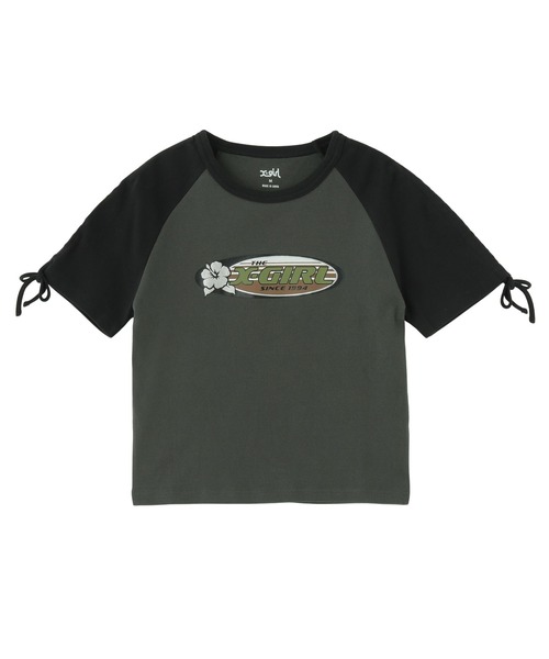 セール】HIBISCUS OVAL LOGO RAGLAN BABY TEE（Tシャツ
