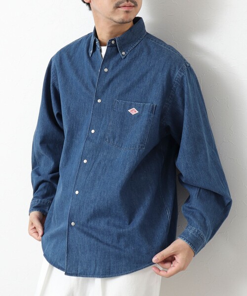 DANTON（ダントン）の「【DANTON/ダントン】DOT BUTTON B.D. SHIRT LS