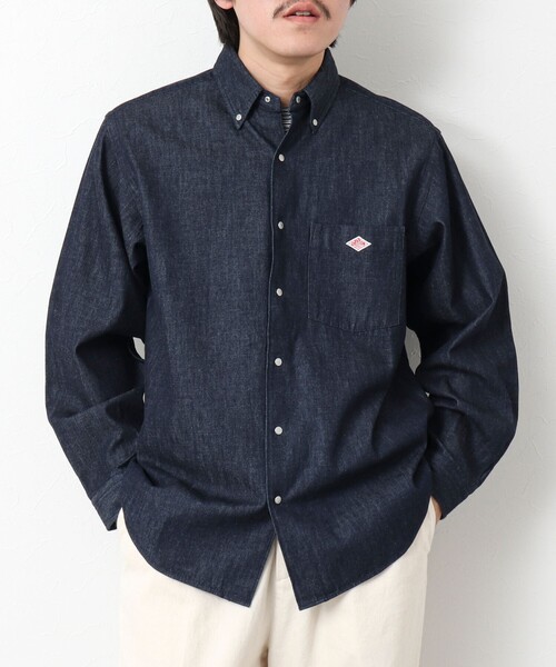 DANTON(ダントン)の「【DANTON/ダントン】DOT BUTTON B.D. SHIRT LS 25SS(シャツ/ブラウス・メンズ・インディゴブルー/ブルー・40/42/44)」の22枚目の写真