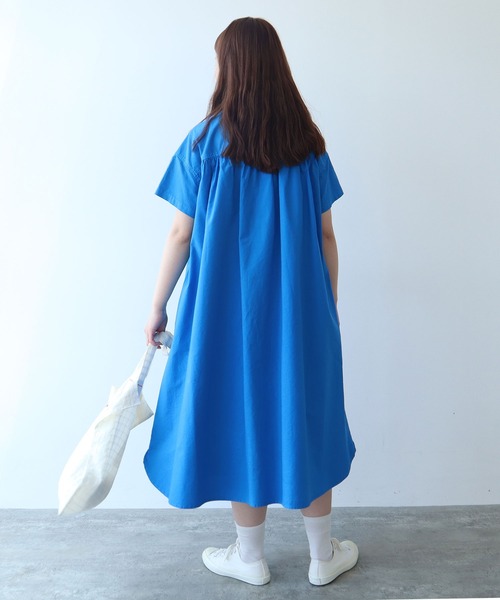 専用　新品　bulle de savonビュルデサボン半袖ワンピース　裾バルーン 専用 新品 bulle de savonビュルデサボン半袖ワンピース 裾