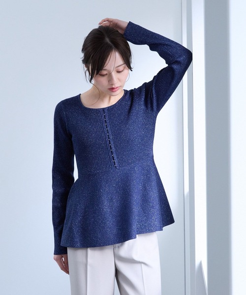 andequal ペプラムニット andequal ペプラムニット