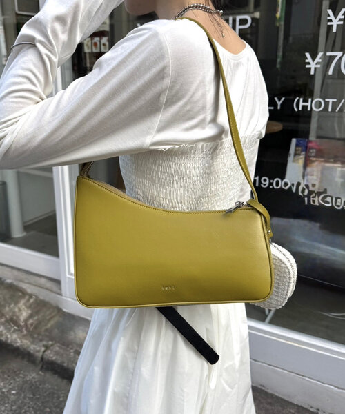 mystic（ミスティック）の「loti ポーチ付きムーンBAG（ハンドバッグ・レディース・ライム/ボルドー/ブラック・ONE SIZE）」の15枚目の写真