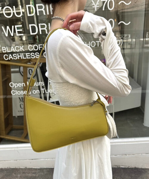 mystic（ミスティック）の「loti ポーチ付きムーンBAG（ハンドバッグ・レディース・ライム/ボルドー/ブラック・ONE SIZE）」の16枚目の写真