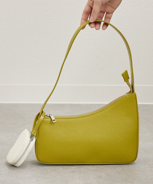 mystic（ミスティック）の「loti ポーチ付きムーンBAG（ハンドバッグ・レディース・ライム/ボルドー/ブラック・ONE SIZE）」の19枚目の写真