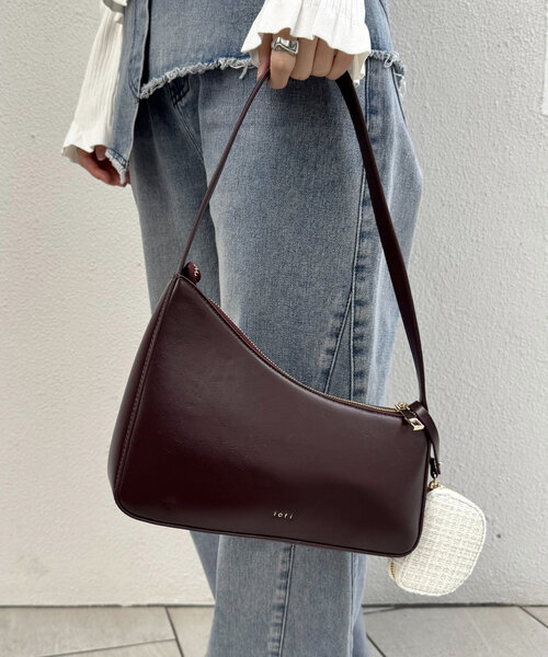 mystic（ミスティック）の「loti ポーチ付きムーンBAG（ハンドバッグ・レディース・ライム/ボルドー/ブラック・ONE SIZE）」の22枚目の写真