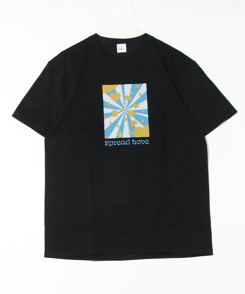 ARCHIVER(アーカイバ)の「【RS】【Spread Love】オリジナルプリント S/S T(Tシャツ/カットソー・レディース・ホワイト/ブラック・MEDIUM)」の1枚目の写真