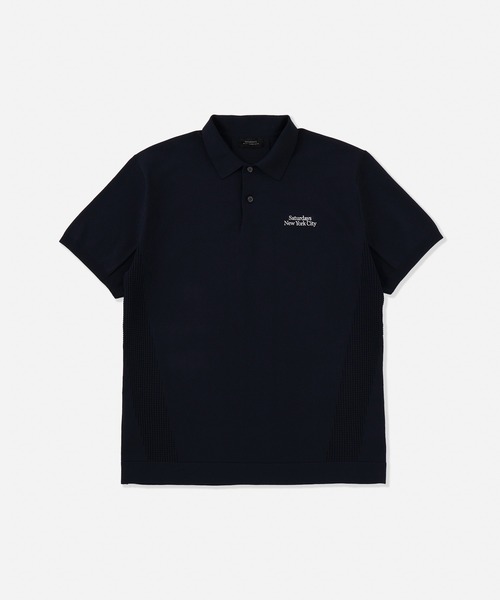 Saturdays ゴルフ ポロシャツ ネイビー サイズM 定価19,800円 Mens スポーツ Saturdays ゴルフ ポロシャツ ネイビー サイズM