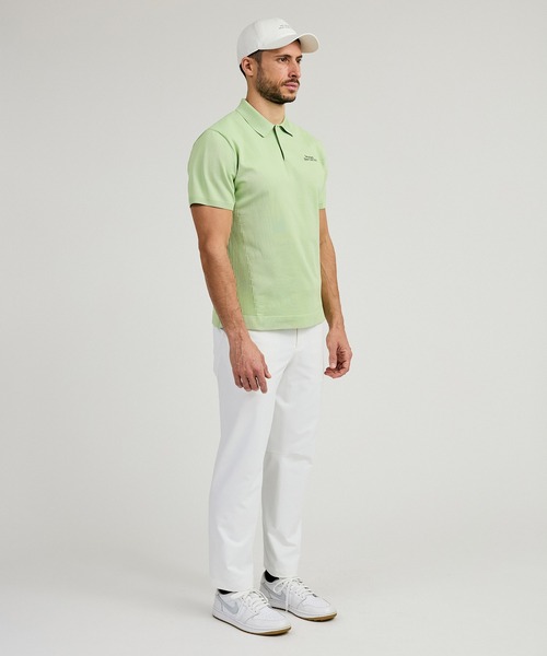 Saturdays Golf(サタデーズゴルフ)の「Knit SS Polo(ポロシャツ・メンズ・ネイビー/ブラック・L/S/M)」の4枚目の写真
